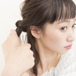 暑さをしのぐ！片寄せヘアアレンジ4