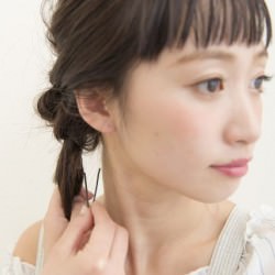 暑さをしのぐ！片寄せヘアアレンジ6