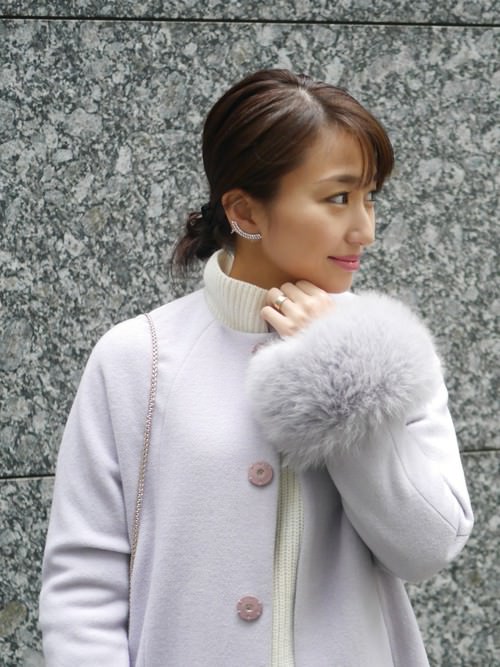 ファー付きコートに似合うヘアスタイル ヘアスタイル 頭美人
