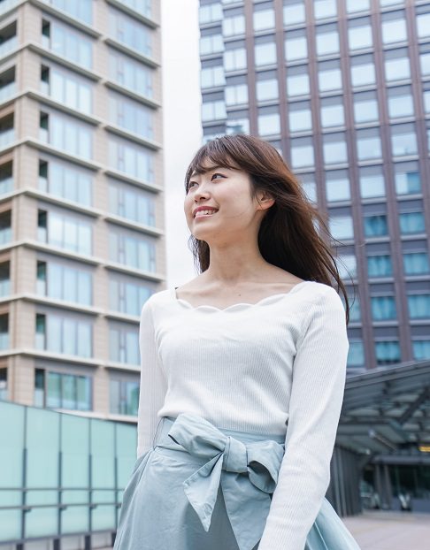 ラップスカートに似合うヘアスタイル☆