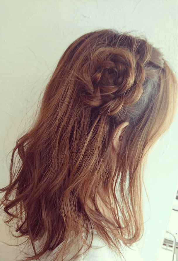 ヘアアクセ要らず 自分の髪で作る特別なスタイル ヘアスタイル 頭美人