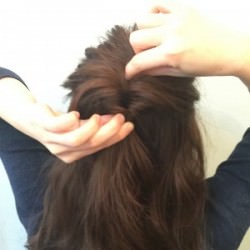 愛されくるりんぱダウンヘアアレンジ3