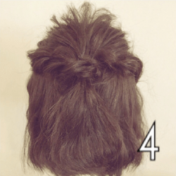 ロープ編み込みで作るボブヘアアレンジ4
