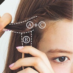 基本のツイストヘア♪3