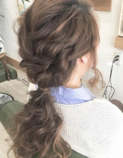 フィッシュボーン 簡単 編み込み ヘアアレンジ かわいい スティック 大人気 通販