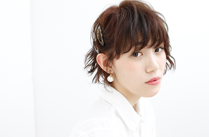 デニムシャツに似合うヘアスタイル・ヘアレシピ２