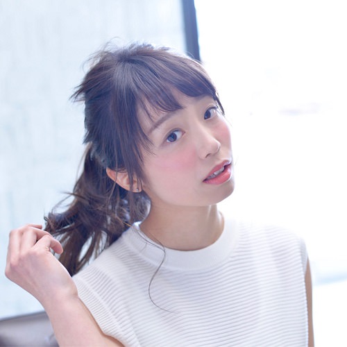 個性派アシメ前髪のヘアスタイル1