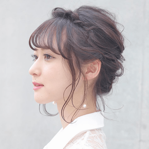 高級ディナーにぴったりヘアスタイル・髪型2