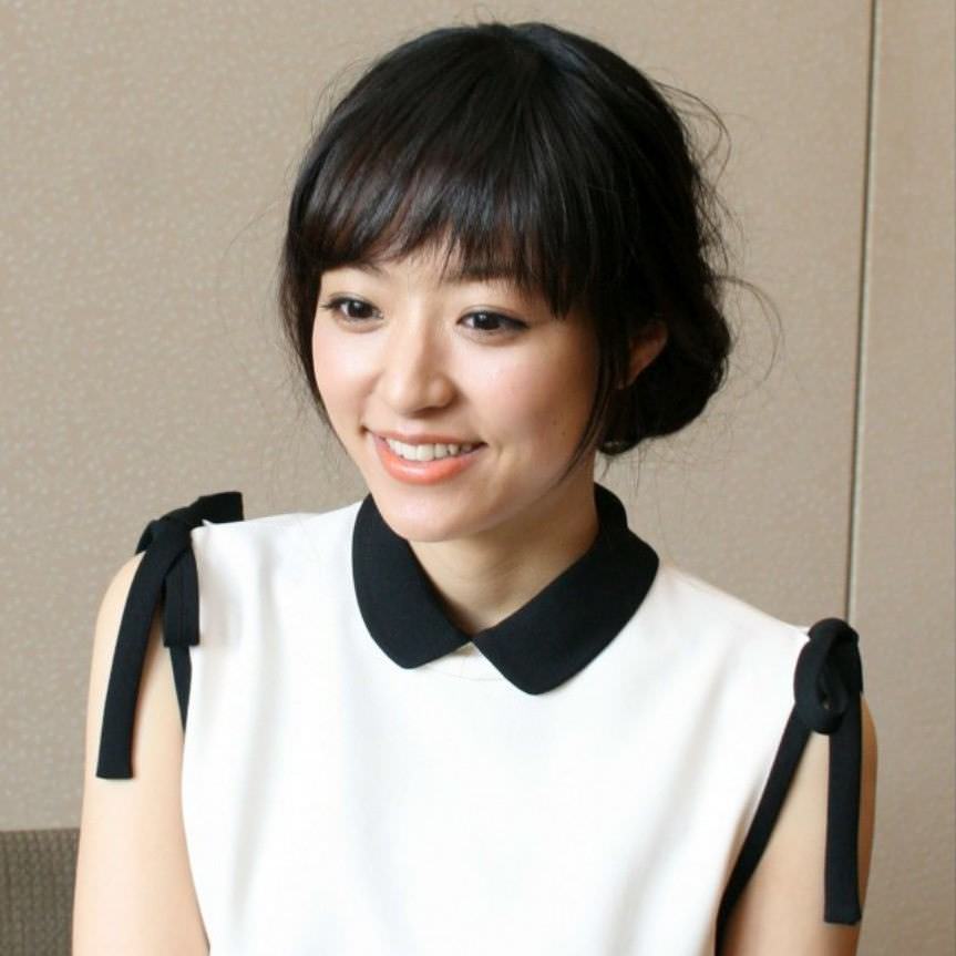 清楚 上品な井上真央さんのヘアスタイル ヘアスタイル 頭美人