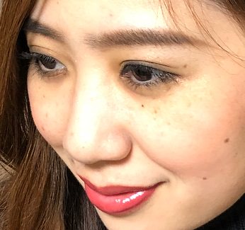 黒アイライン×キャスケット アップ
