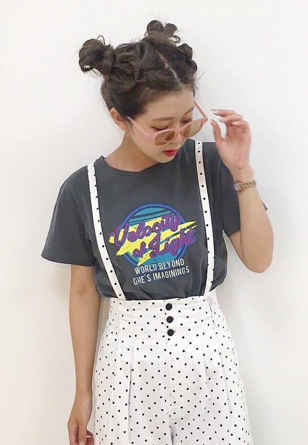 夏本番☆ロゴTシャツに合うヘアスタイル5