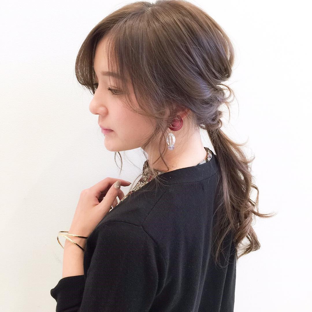 暑い夏☆でこだしに合うヘアスタイル！5