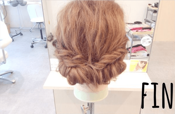 タイツのときにやりたい！色っぽいヘアアレンジ★10ギブソンタックアレンジ