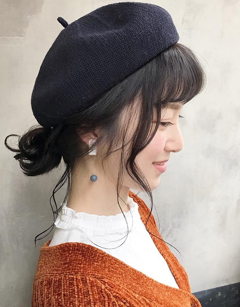 黒髪でもオシャレに見える☆黒髪に似合うヘアアレンジ