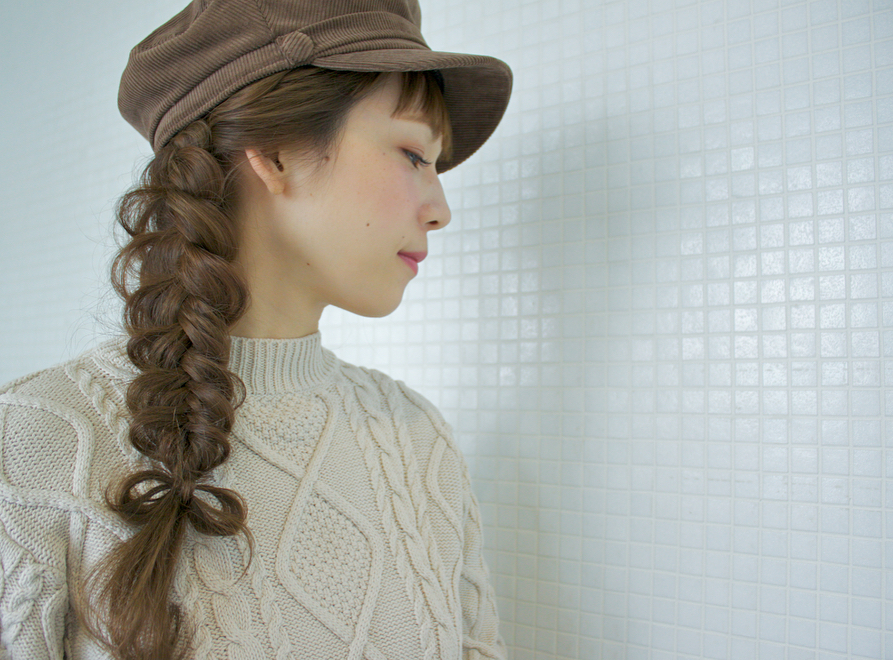 夏にぴったり キャスケットに合うヘアアレンジ ヘアスタイル 頭美人