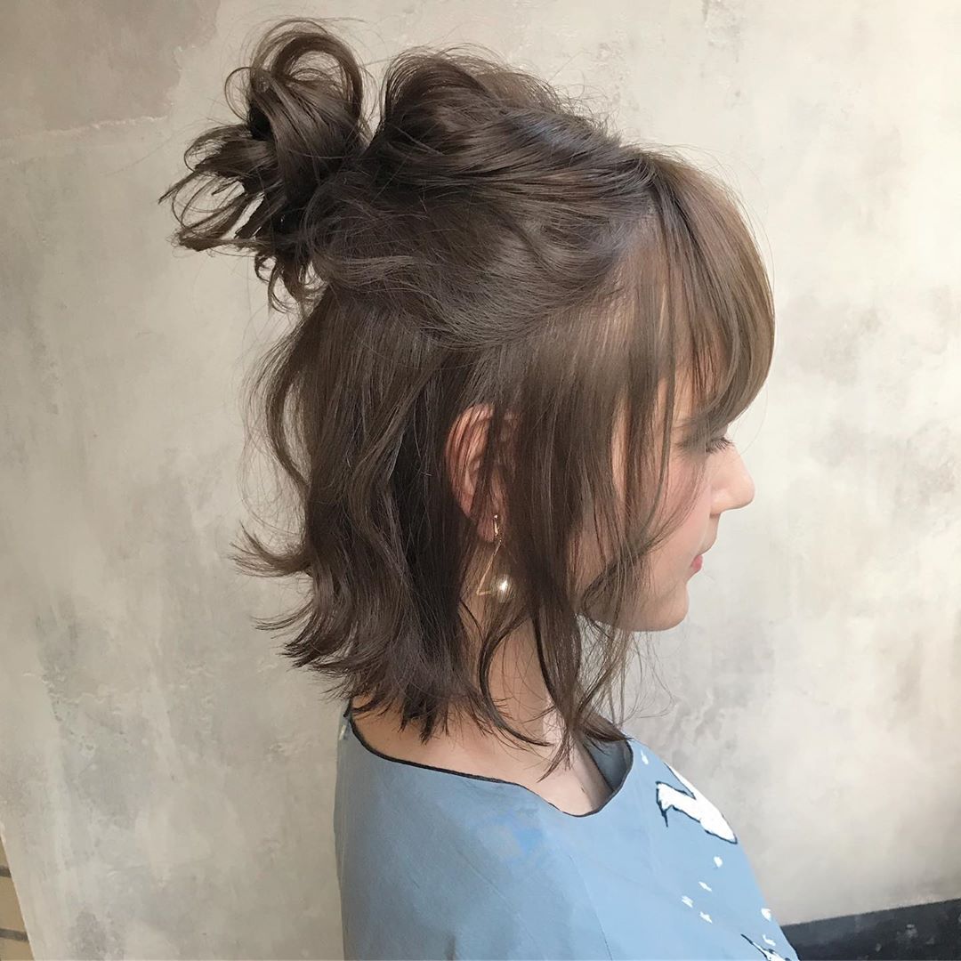 ナチュラルで大人っぽい☆シトラスカラーのアイテムに合うヘアアレンジ9