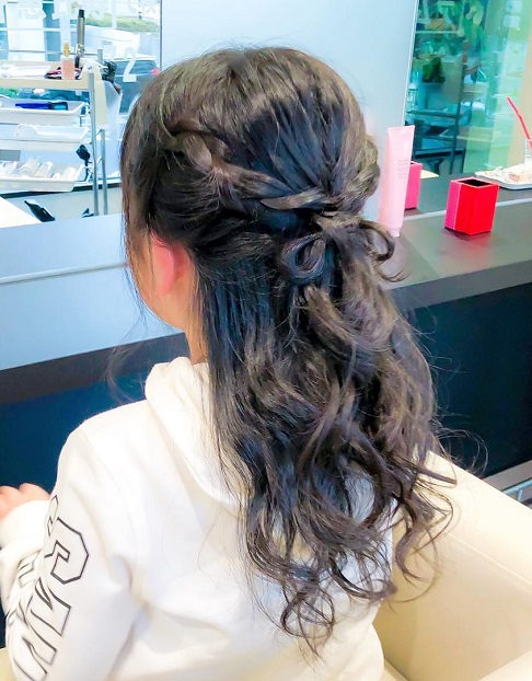 親子で可愛く☆おそろいヘアスタイル