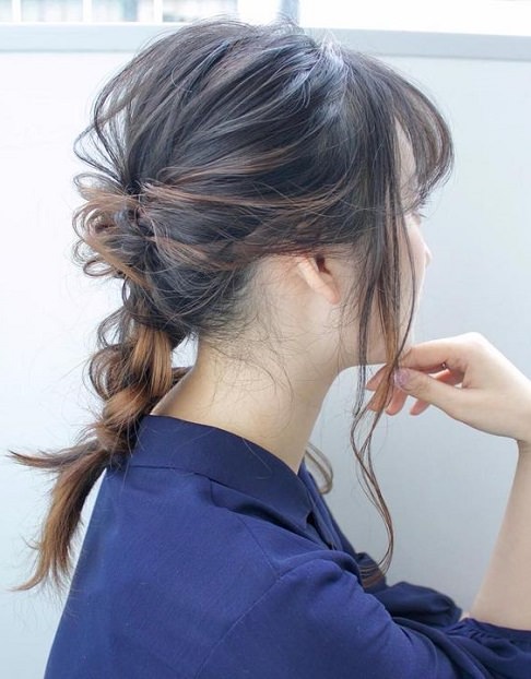 伸ばしかけのハンパ前髪でもできるヘアアレンジ