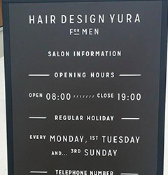 HAIR DESIGN YURA FOR MEN（ヘアーデザインユラフォーメン）のギャラリー画像02