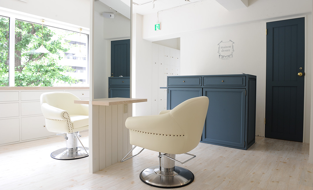 maison douce hair salon(メゾンドゥースヘアサロン)の店舗画像